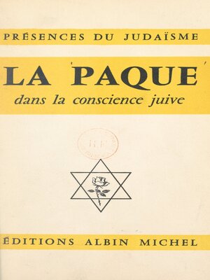 cover image of La Pâque dans la conscience juive